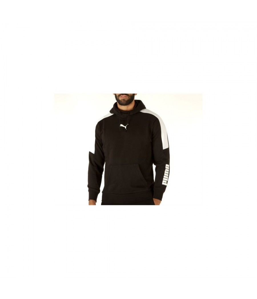 Felpa uomo Puma Modern Sports Hoodie cappuccio nero 589477 51