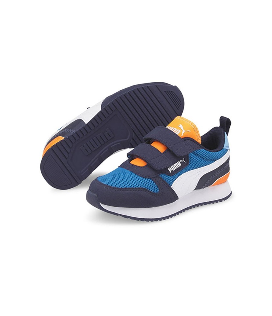 Sneakers Puma R78 blu bambino